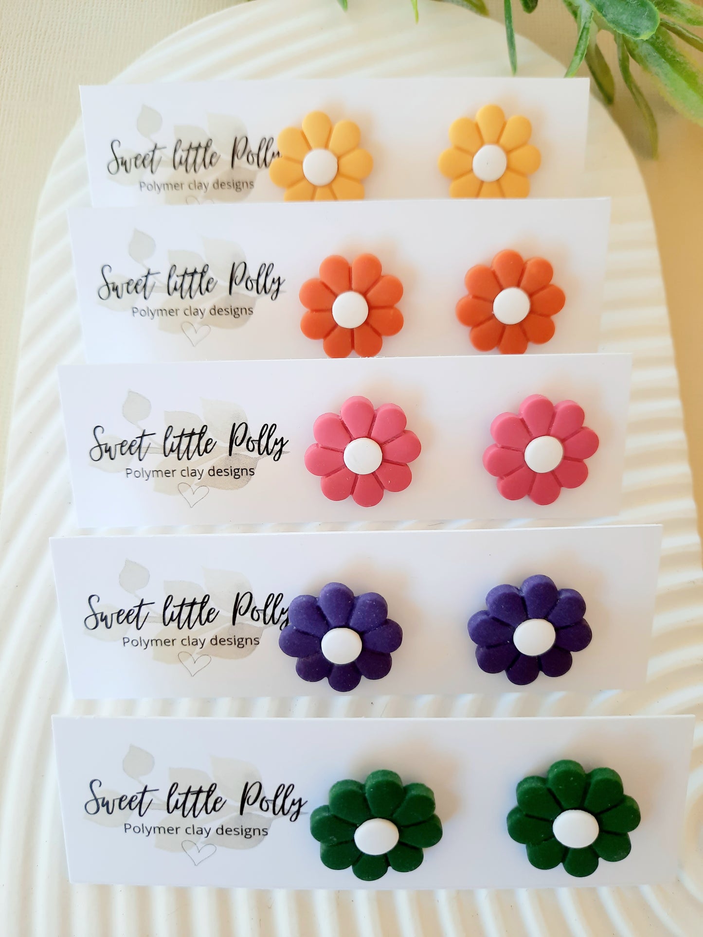 Bright Large Flower Studs