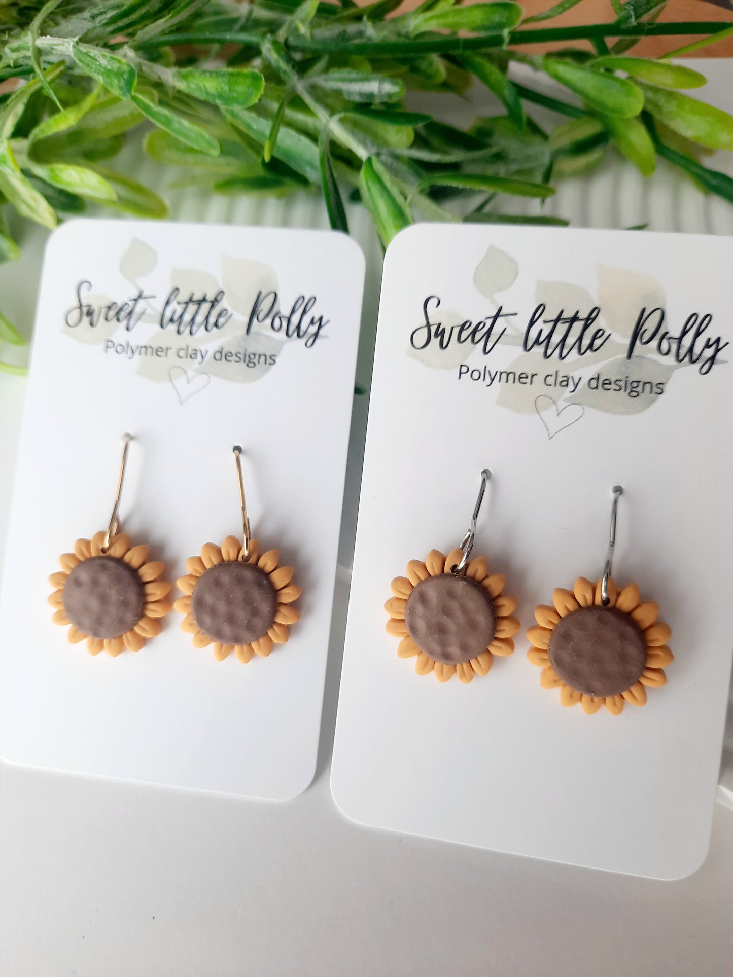 .Sunny Sunflower Dangles