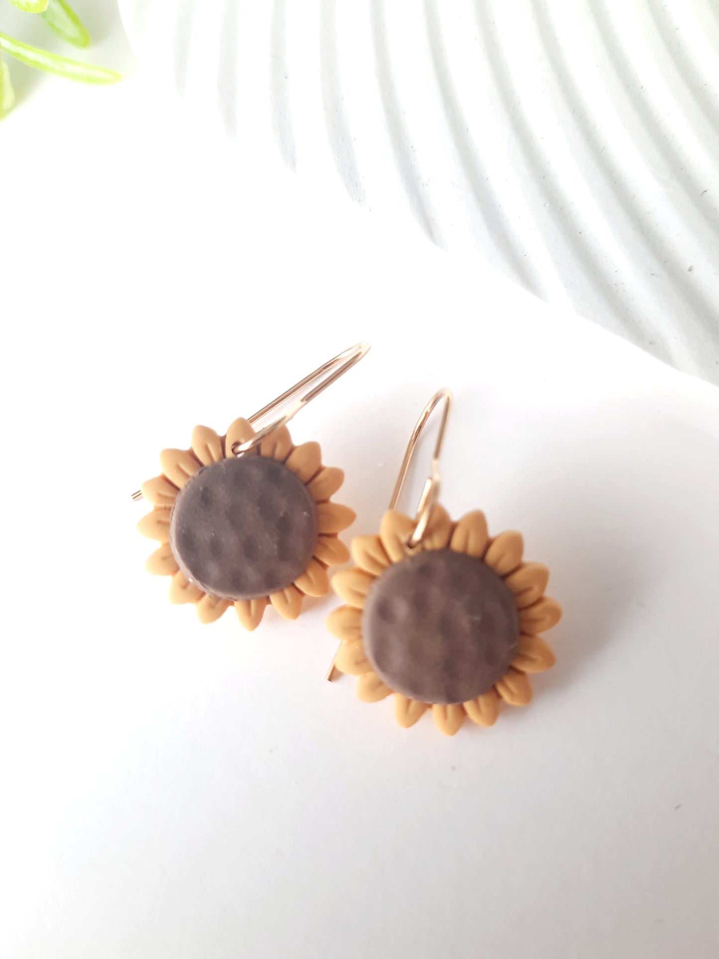 .Sunny Sunflower Dangles