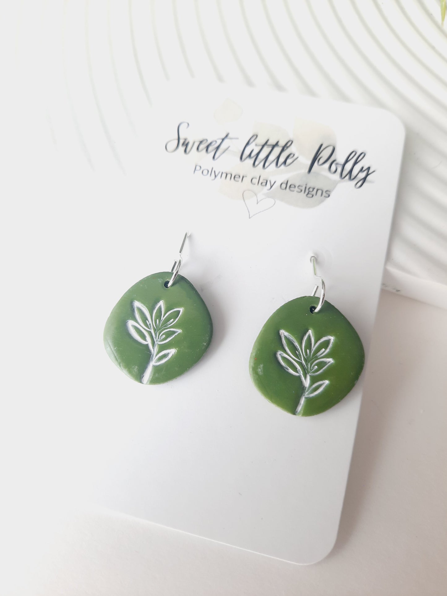 Floral Stamped Beauty Earrings
