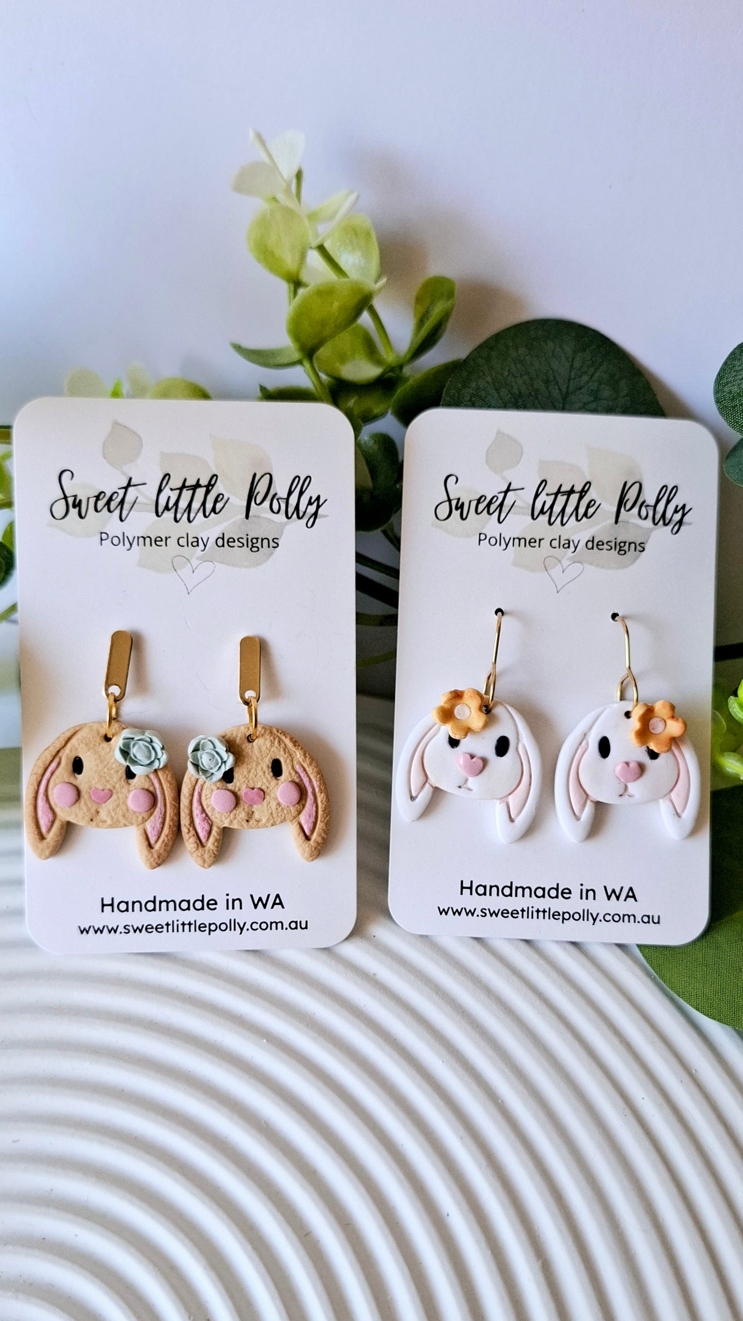 .Sweet Bunny Dangles - Easter or Bunny Lovers Dream