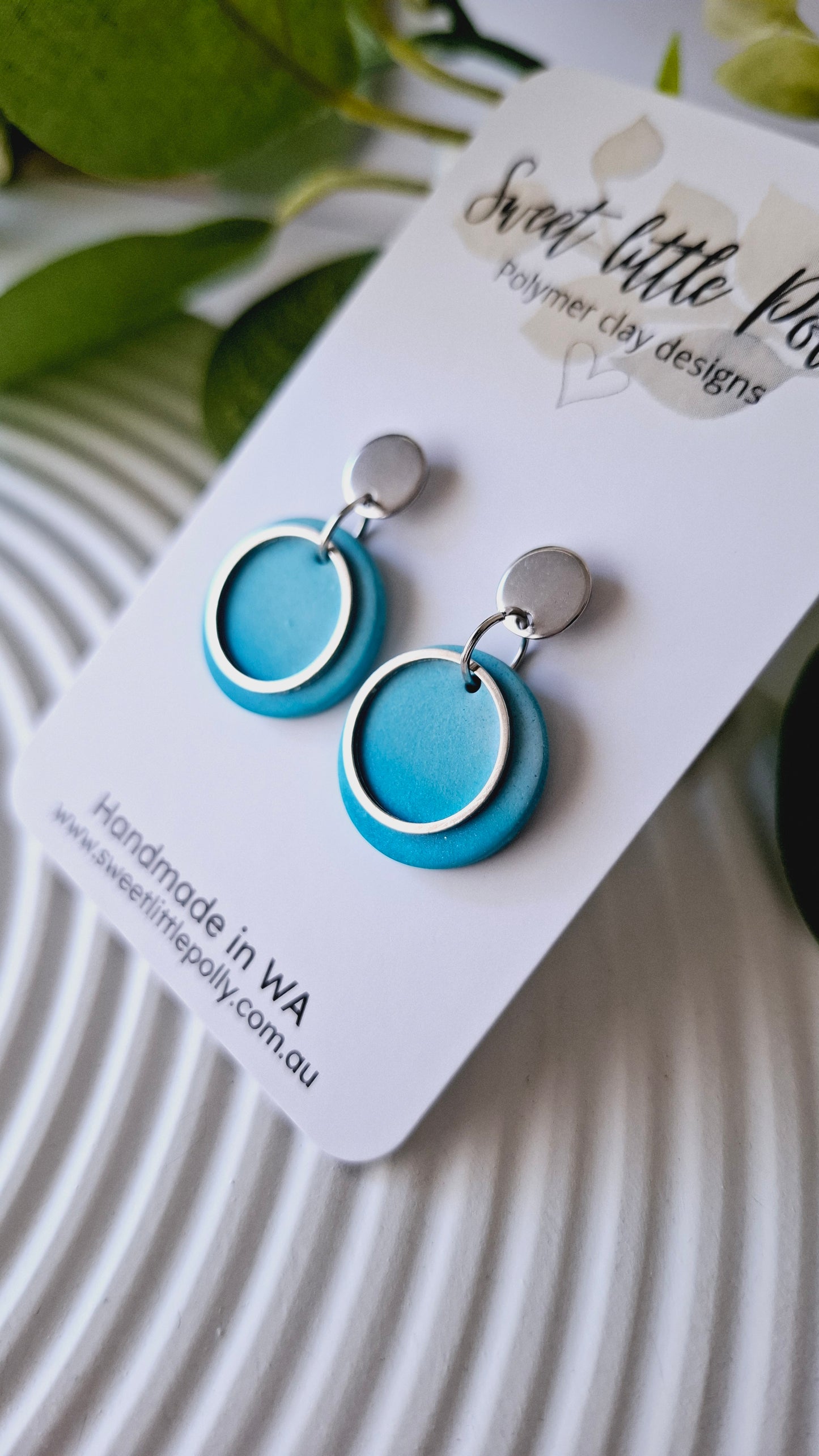 .Two Tone Dangles - Smaller size