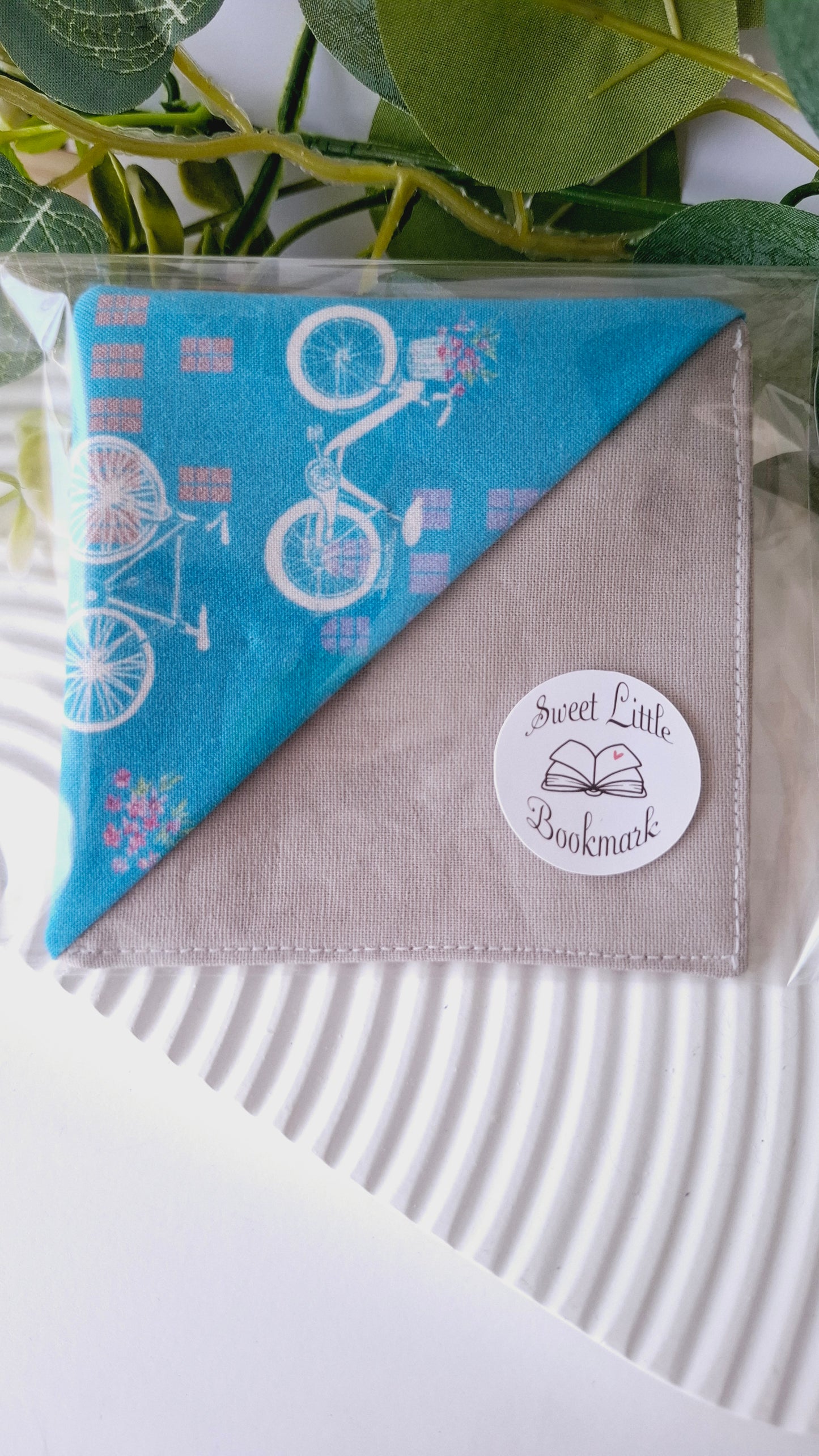 .Fabric Handmade Bookmark