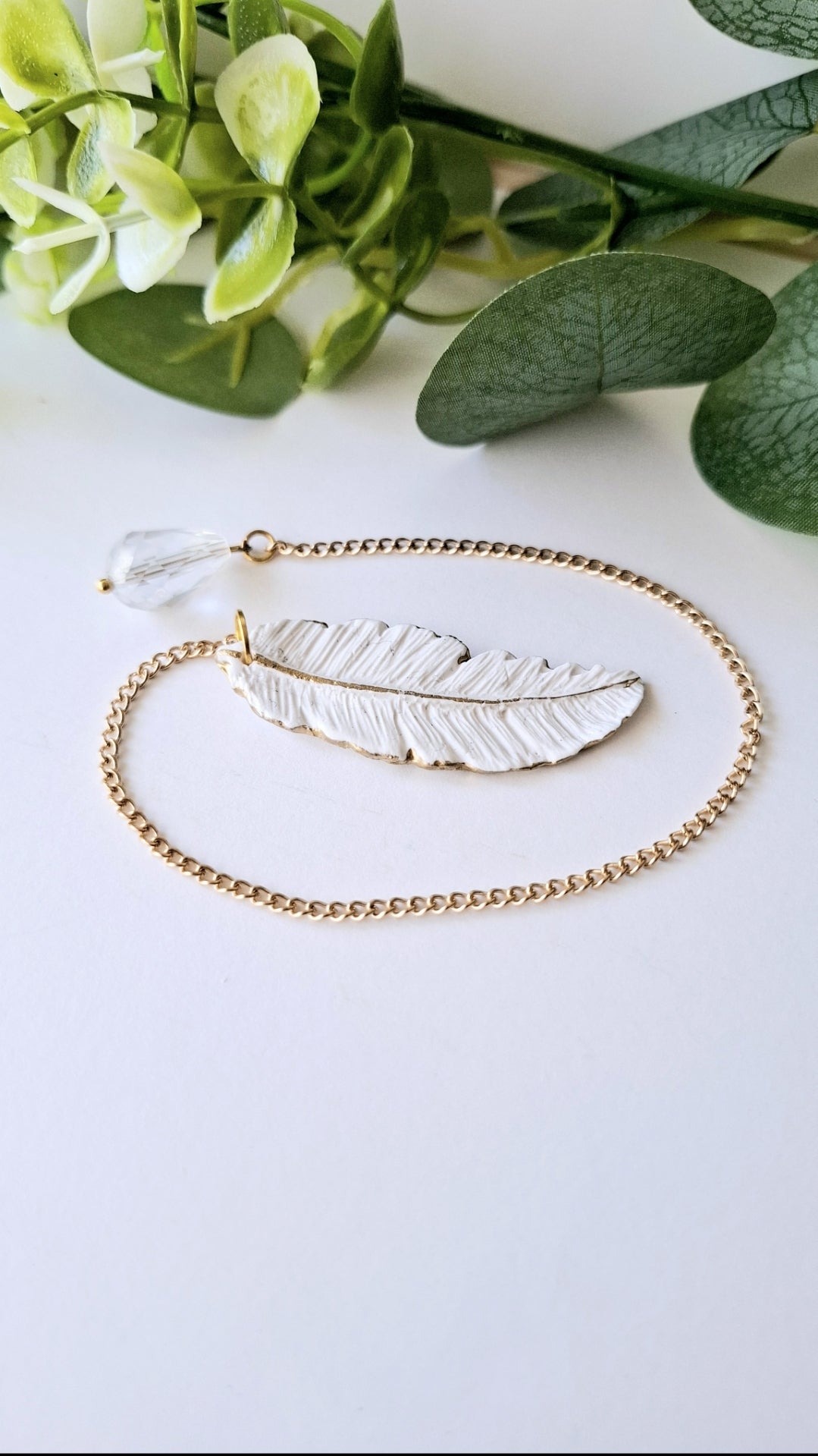 .Booklovers Rejoice! Handmade Bookmarks with faceted crystal