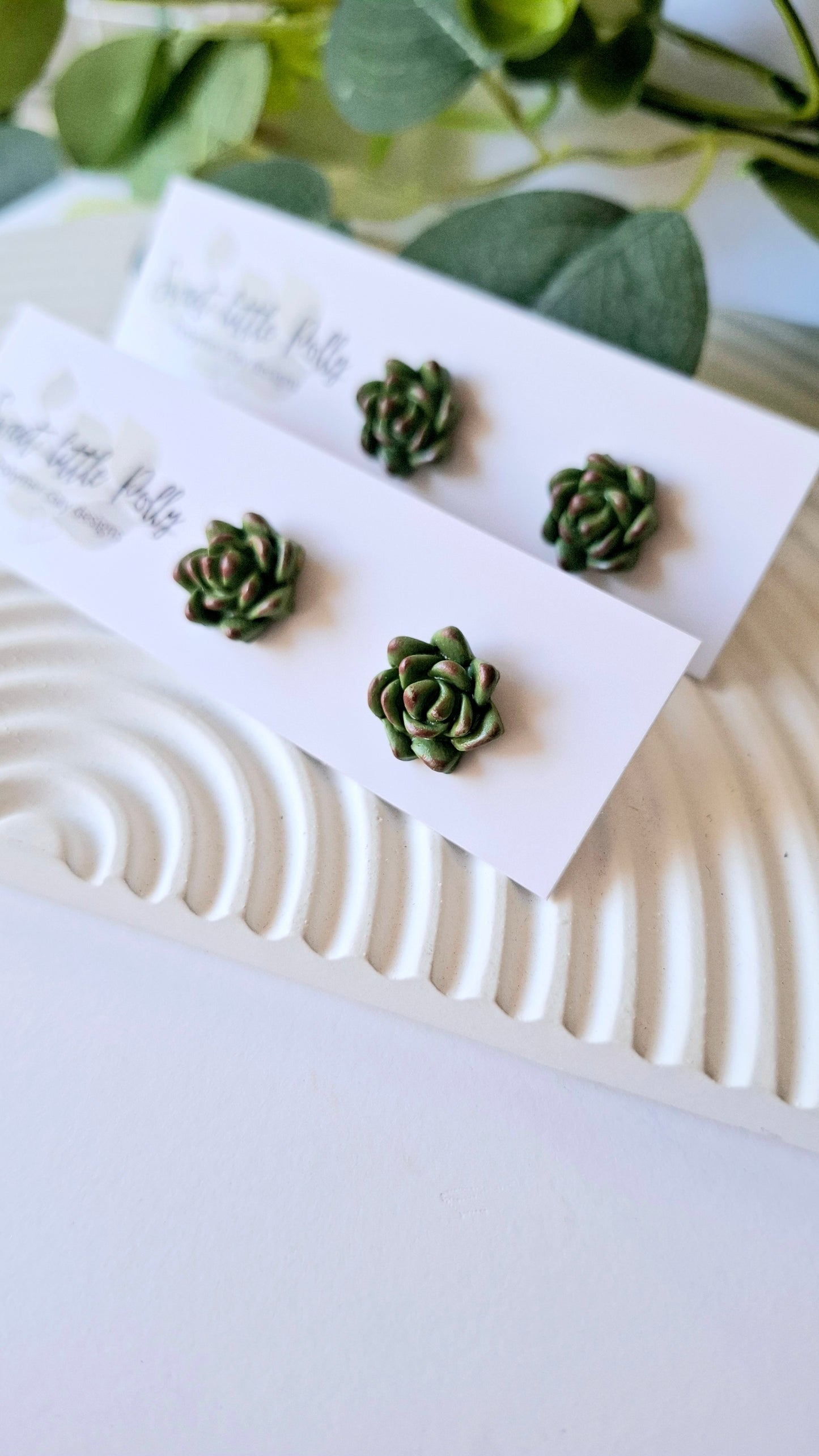 .Sweet Succulent Studs