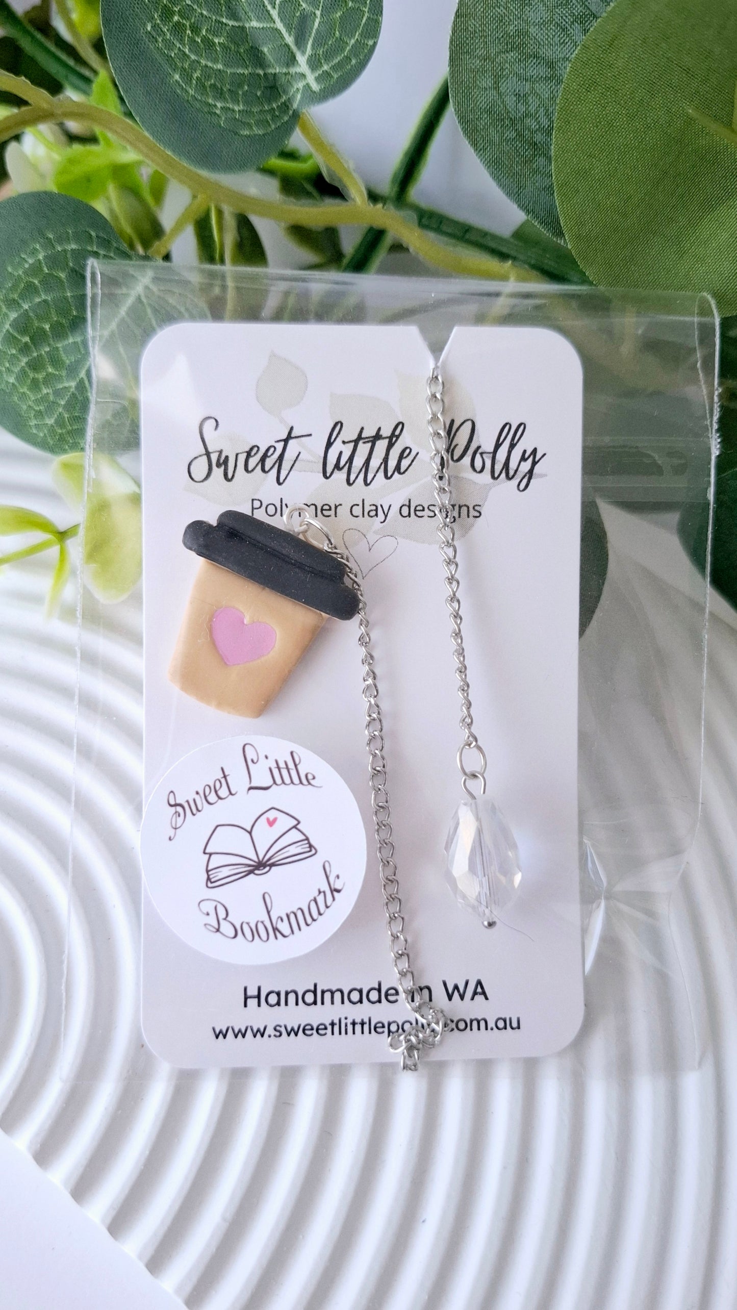 .Booklovers Rejoice! Handmade Bookmarks with faceted crystal