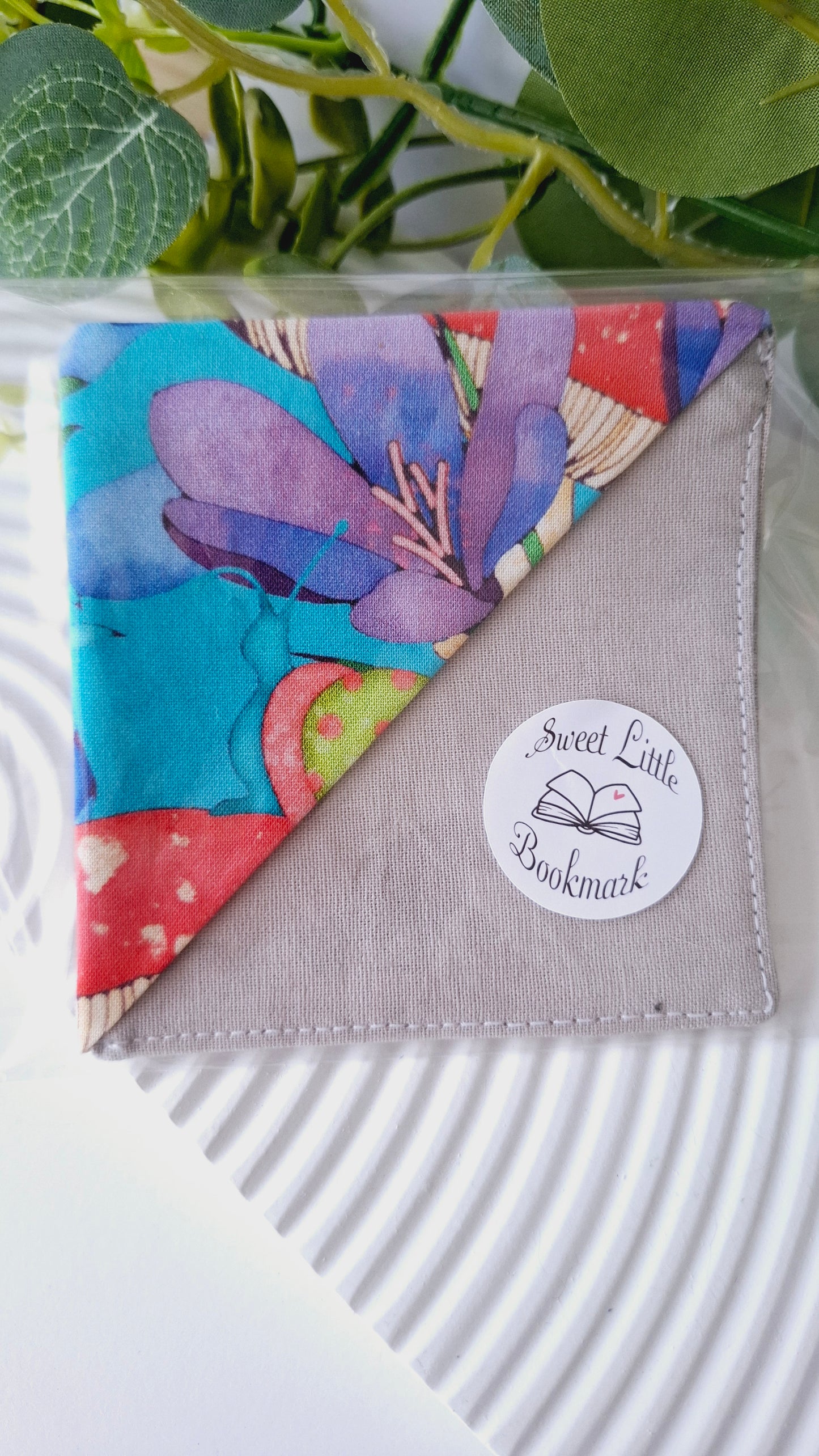 .Fabric Handmade Bookmark