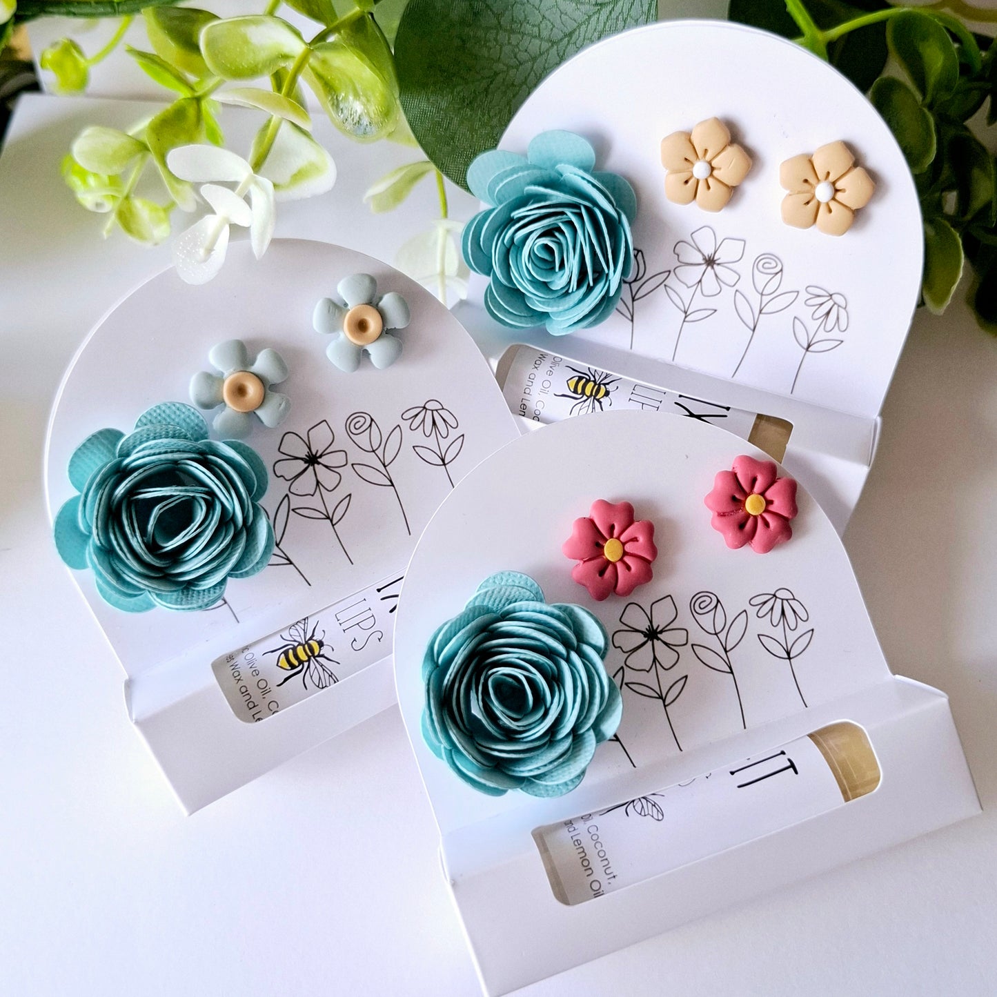 Stud and Lip Balm Gift Set