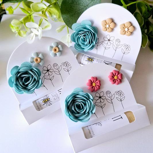 *Stud and Lip Balm Gift Set