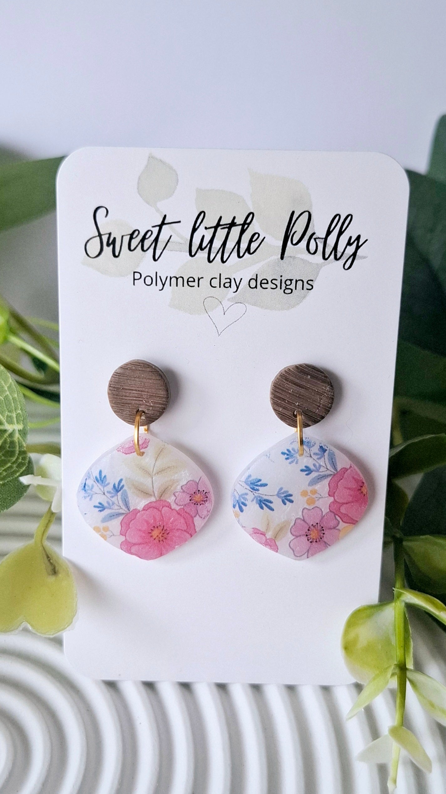 Bridgerton Inspired Translucent Floral Earrings