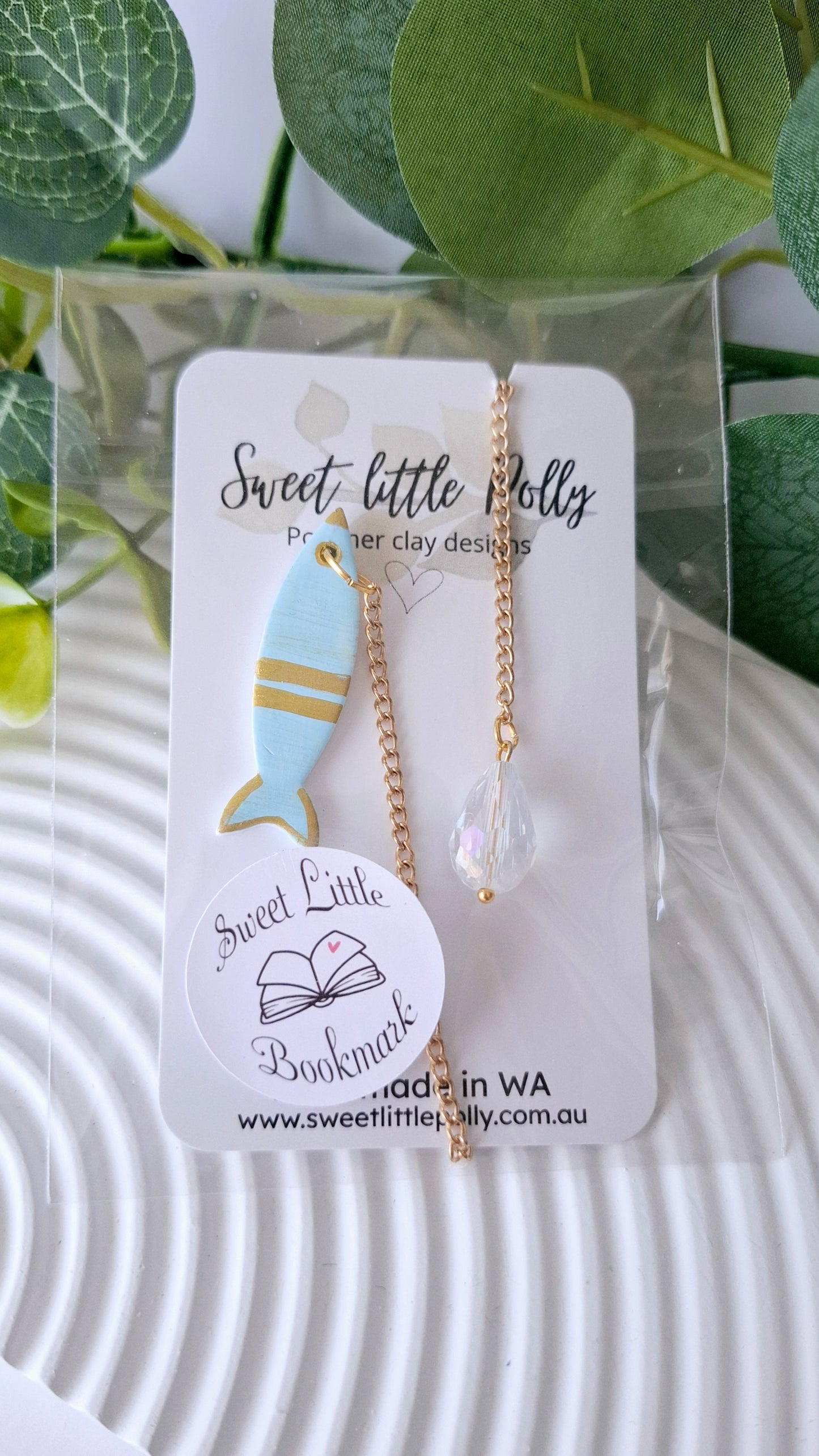 .Booklovers Rejoice! Handmade Bookmarks with faceted crystal