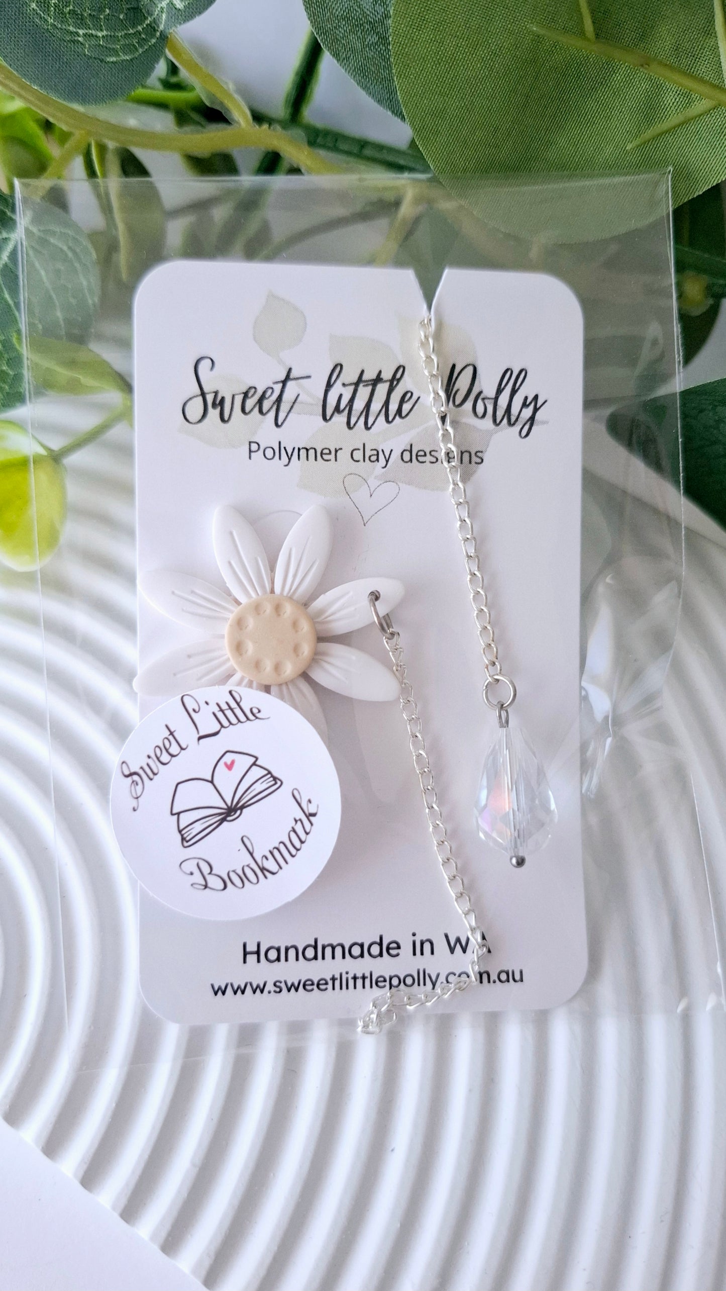 .Booklovers Rejoice! Handmade Bookmarks with faceted crystal