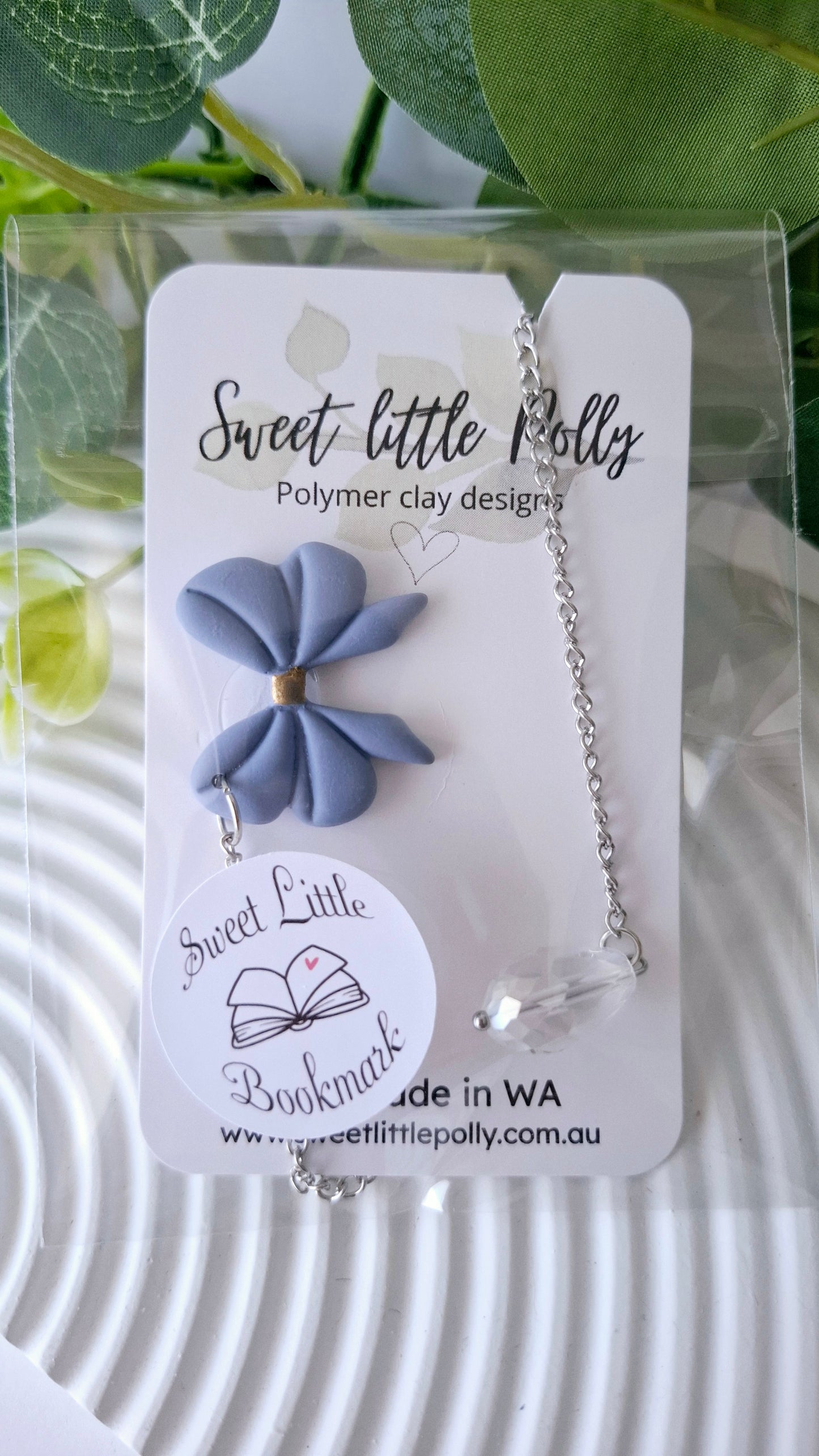 .Booklovers Rejoice! Handmade Bookmarks with faceted crystal