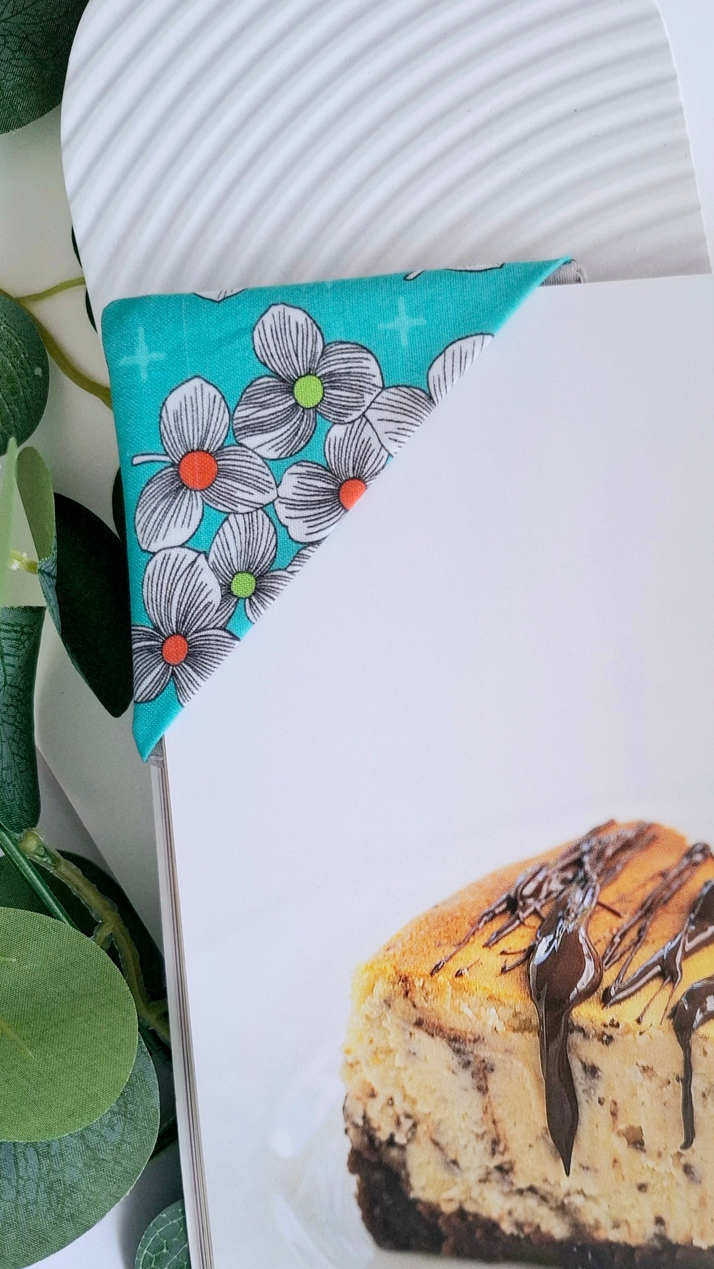 .Fabric Handmade Bookmark