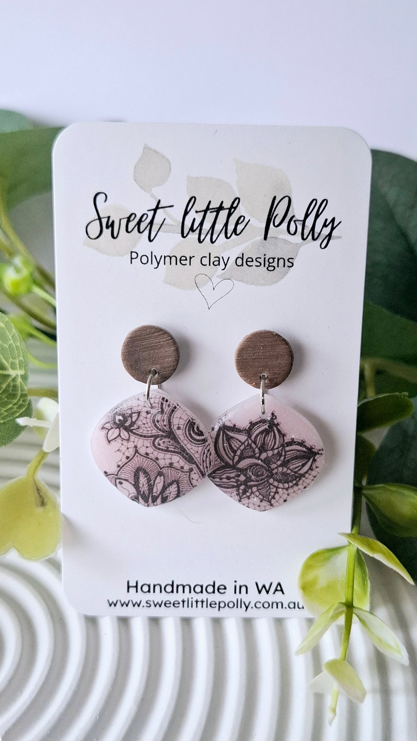 Bridgerton Inspired Translucent Floral Earrings