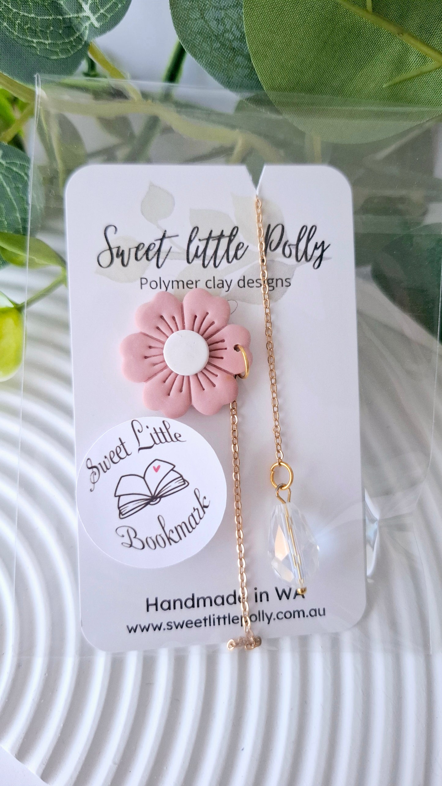 .Booklovers Rejoice! Handmade Bookmarks with faceted crystal