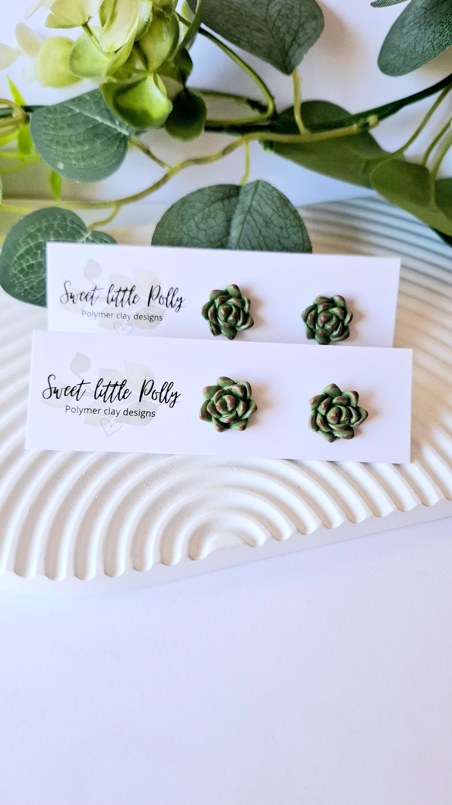 .Sweet Succulent Studs
