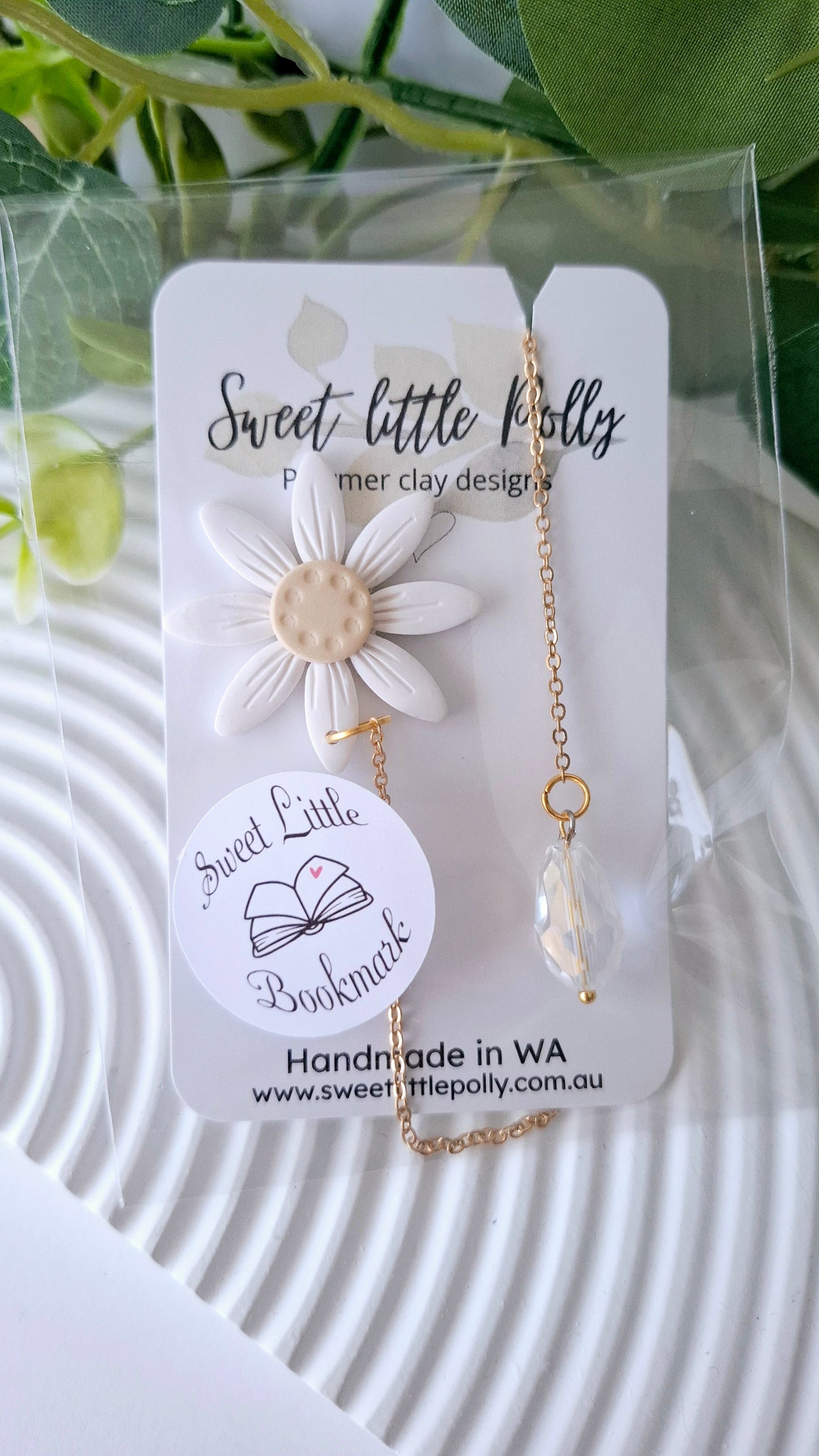 .Booklovers Rejoice! Handmade Bookmarks with faceted crystal