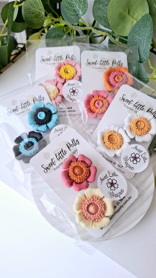 .Flower Magnet Pairs