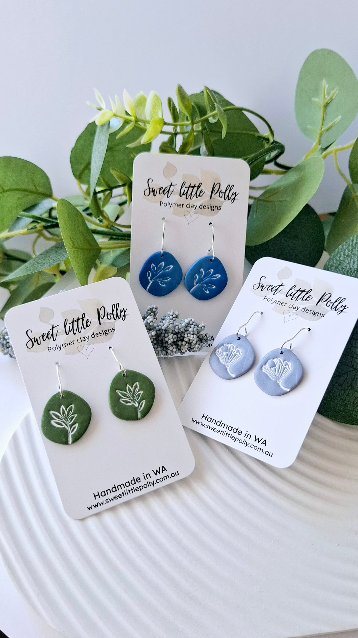 Floral Stamped Beauty Earrings