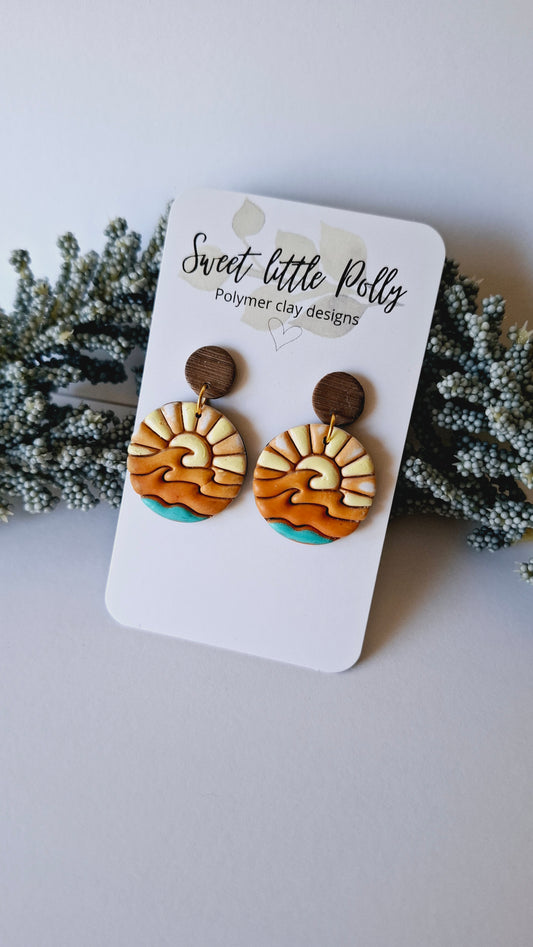Sweet Summer Sunset Dangles