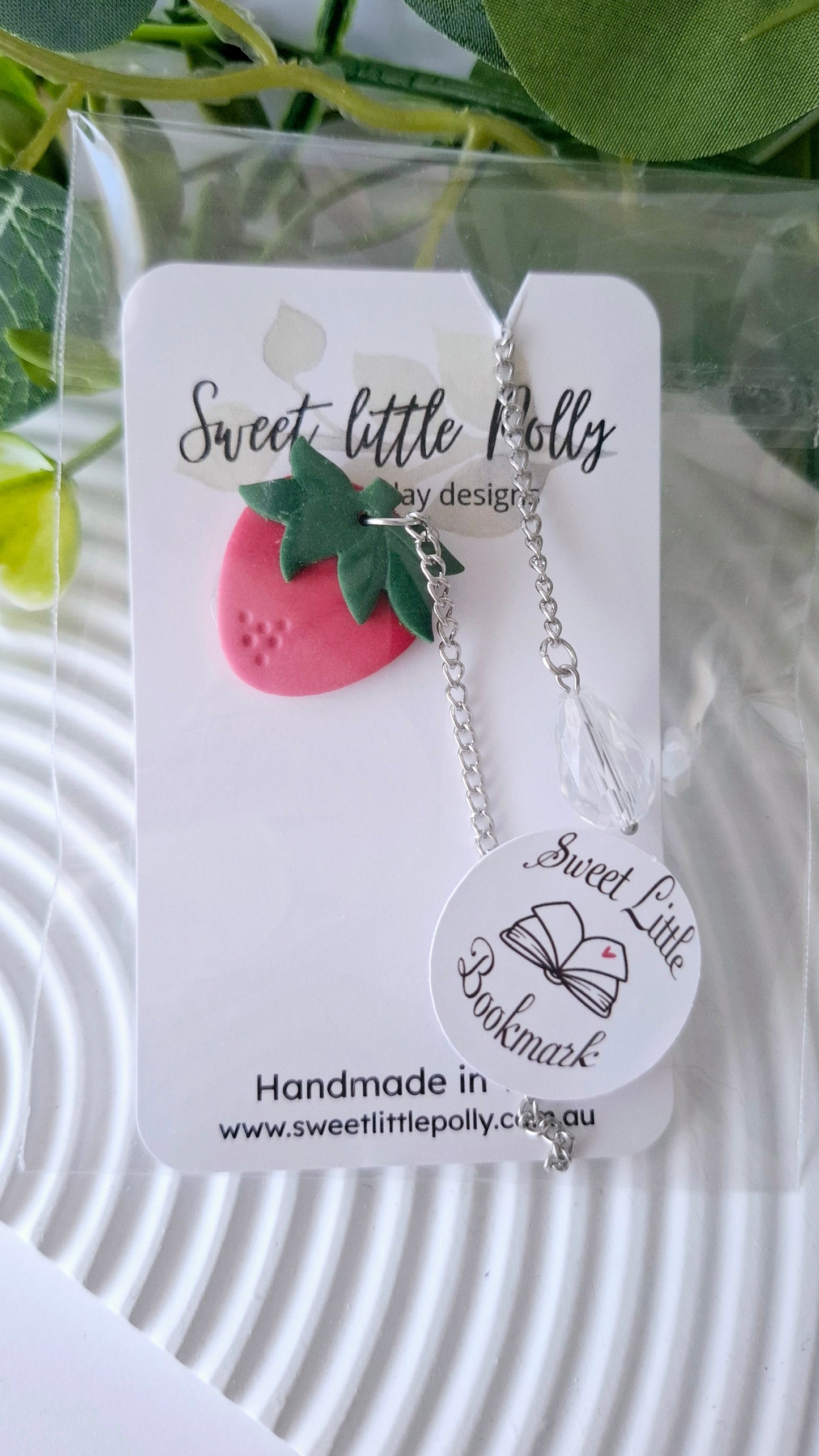 .Booklovers Rejoice! Handmade Bookmarks with faceted crystal