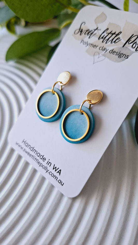 .Two Tone Dangles - Smaller size